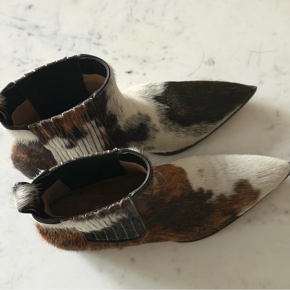 Christian Louboutin Cow Print Ankle Boots - Picture 7 of 12